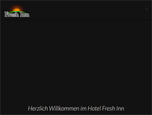 Tablet Screenshot of fresh-inn.de